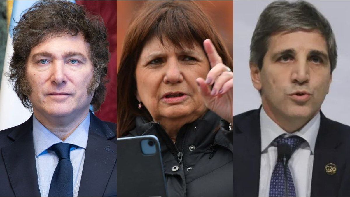 Grieta en el Gabinete: el reto de Javier Milei para Luis Caputo y Patricia Bullrich