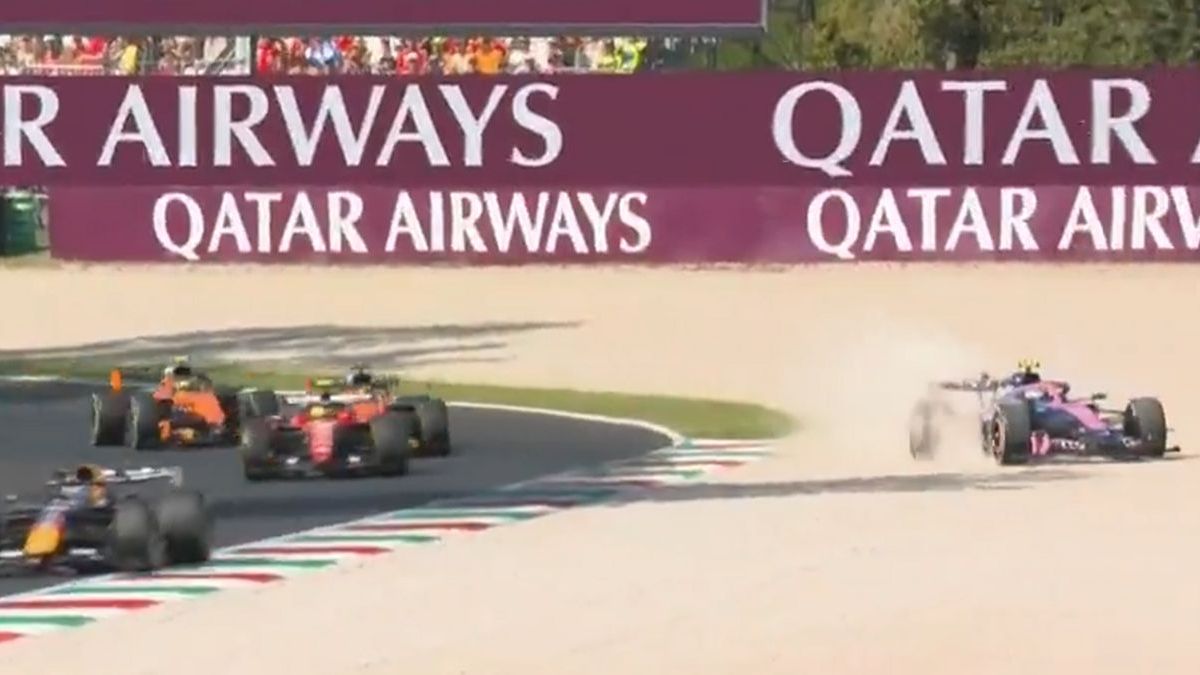 El despiste de Franco Colapinto en el Gran Premio de Italia que le costó caro: iba 3° y quedó 16°