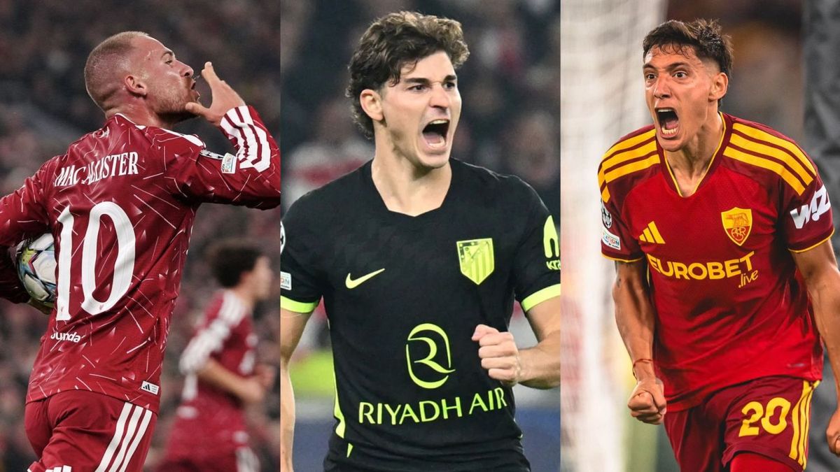 Martes de Champions League: gran participación goleadora de los argentinos